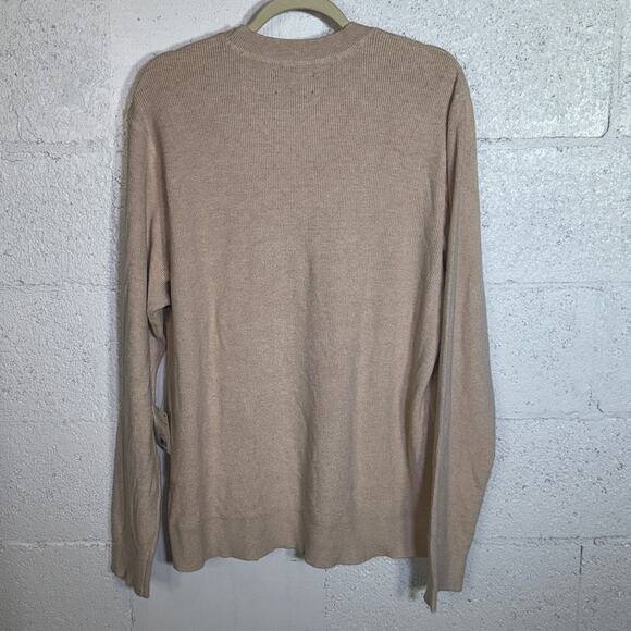 Lucky Brand Men's Doritan L/S Crewneck Sweater, Oatmeal XL $80 - Picture 2 of 6
